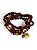 Pulseira 5v. de cristais marsala com entremeios dourados - Imagem 1