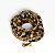 Pulseira 8v. de cristais bege e abs o. velho - Imagem 1
