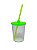 Copo Twister Shake Verde Limão 400ml Relevo - Imagem 1