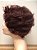 Peruca Tradicional Dalva ruiva Cabelo Humano - Imagem 2