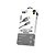 Cabo Usb para Micro USB V8, 2.4A, 1 metro, Blindado Inox, INX510GY - Elg - Imagem 2