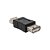 Adaptador USB Fêmea para Fêmea, Preto - 237456 - Imagem 1