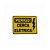 Placa Advertência Confiseg, para Cerca Eletrica, 22x17cm, Amarela - 453 - Imagem 1