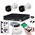 Kit de Câmeras Intelbras, 2 Câmeras VHL 1120 B 720p + DVR MHDX 1204 + 1TB HD WD Purple + Acessórios - Imagem 1