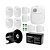 Kit de Alarme Intelbras ANM 24 Net com 4 Sensores XAS 4010 Smart, 4 Sensores sem fio IVP 2000 e Acessórios - Imagem 1