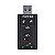Placa de Som USB Vinik, 7.1 Canais Virtual, Preto - AUSB71 - Imagem 1
