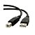 Cabo Para Impressora Pluscable USB/Mini USB 5 Pinos, 1,8m, Preto -  PC-USB1803 - Imagem 1