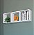 Nicho Triplo Retangular Branco 85x24x22cm - Imagem 1