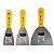 Caixa 12 Espátula Aço Cromado 8 cm Chapa Grossa 0,8mm Profissional C/ Cabo Plastico - Imagem 3
