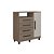 Cômoda América 86 cm 1 Porta com 4 Gavetas Dakota/Chamois - Imagem 2