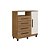 Cômoda América 86 cm 1 Porta com 4 Gavetas Dakota/Chamois - Imagem 1