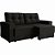 Sofá 2 Lugares Retrátil sleep Suede Azul Marinho 140 cm - Imagem 4