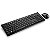 Kit Multi Teclado e Mouse Sem Fio Slim, 1200 DPI, Conexão USB, ABNT2, Preto - TC212 - Imagem 1