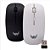 Mouse Sem Fio - Slim - Wireless - 1600dpi - Preto - Branco - Altomex AG132 - Imagem 1