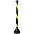 PEDESTAL ZEBRADO PRETO/AMARELO - PLASTCOR - Imagem 1