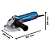 ESMERILHADEIRA 5 GWS 12125 S 1200W 220V - BOSCH - Imagem 5