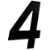 NUMERO 130MM PRETO - 4 - METALMIDIA - Imagem 1
