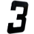 NUMERO 130MM PRETO - 3 - METALMIDIA - Imagem 1