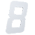 NUMERO 130MM BRANCO - 8 - METALMIDIA - Imagem 1