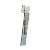NUMERO 130MM PRATA ESPELHADO -1 - METALMIDIA - Imagem 1