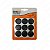 PROTETOR ADESIVO EVA REDONDO 18PCS PRETO 3CM 10G - BESTFER - Imagem 1