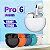 Air Pro 6 TWS Sem Fio Bluetooth Headset, Mini Fone De Ouvido com Microfone, Caix - Imagem 20