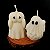 Kit 2 Velas Fantasmas - Decorativas Sem Aroma | Coleção Happy Halloween - Imagem 5