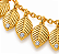Colar Folhas Luxo - Imagem 2