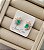 Brinco Delicate Lux Stones - Imagem 1