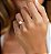 Anel Regulável Moissanite 1.2 ct - Imagem 2