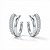 Brinco Fileiras Microzircônia - Imagem 1