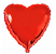 Balão Metalizado Coração liso 18" Pol. - Celebratoon - Imagem 4
