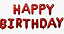 Balão Metalizado Happy Birthday Script 16" c/ 1un - Imagem 3