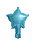 Balão Metalizado liso Estrela 5" Pol. - c/ 3un. - Imagem 4