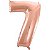 Balão de Festa Microfoil 28" 70cm - Número Rose Gold - 01 Unidade - Imagem 8