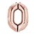BALÃO METALIZADO NÚMERO ROSE GOLD 16" POLEGADAS 40CM - 1UN - Imagem 5