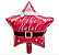 KIT BALÃO METALIZADO ESTRELAS PAPAI NOEL 18POL. - 5UN. - Imagem 3