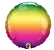 BALÃO METALIZADO 18" REDONDO GRADIENTE 46CM - Imagem 1