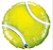 BALÃO METALIZADO 18" REDONDO BOLA TÊNIS 46CM - Imagem 1