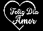 Adesivo Vinil para Balões - Feliz dia Amor coração - Imagem 2