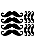 Personalização pronta p/ Balões - Desenhos de BIGODE - Vinil - Imagem 1
