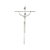 Crucifixo estilizado para paredes cristo grande tamanho 52 cm cor Prata R 77 - Imagem 2