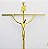Crucifixo Estilizado para Paredes Tamanho 32 cm Cor Dourado R 79 - Imagem 3