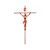 Crucifixo de Parede Tradicional com rosto tamanho 31 cm cor Cobre R 12 - Imagem 1