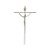 Crucifixo Estilizado para Paredes Tamanho 32 cm Cor Prata R 79 - Imagem 1