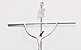 Crucifixo Estilizado para Paredes Tamanho 32 cm Cor Prata R 79 - Imagem 4