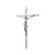 Crucifixo Grande Em Metal Para Parede Tamanho 36 Cm Prata R 23 - Imagem 1