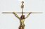 Crucifixo de Parede Tradicional com rosto tamanho 31 cm cor OURO VELHO R 12 - Imagem 2