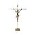 Crucifixo Tradicional com Base para mesas e balcões  tamanho 30 cm Cor Dourado R 13 - Imagem 2