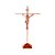 Crucifixo com Base para Mesas e Balcões tamanho 23 cm Dourado - Cobre - Prata R 10 - Imagem 3